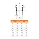 HTsafeEM DN/OD 40 x 750 mm-1