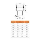 HTsafeEM DN/OD 40 x 1500 mm-1